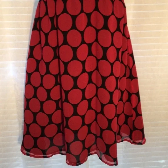 Express Silk Polka Dot Baby Doll Mini Sz M - Picture 4 of 14